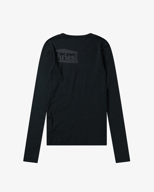 Aries Arise Ancient Temple Baby LS Tee Black