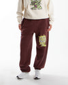 Brain Dead Scrambled Sweatpants Maroon