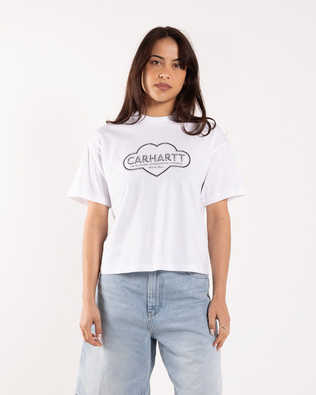 Carhartt WIP W' S/S Cloud Heart T-Shirt White Carhartt WIP W' S/S Cloud Heart T-Shirt White
