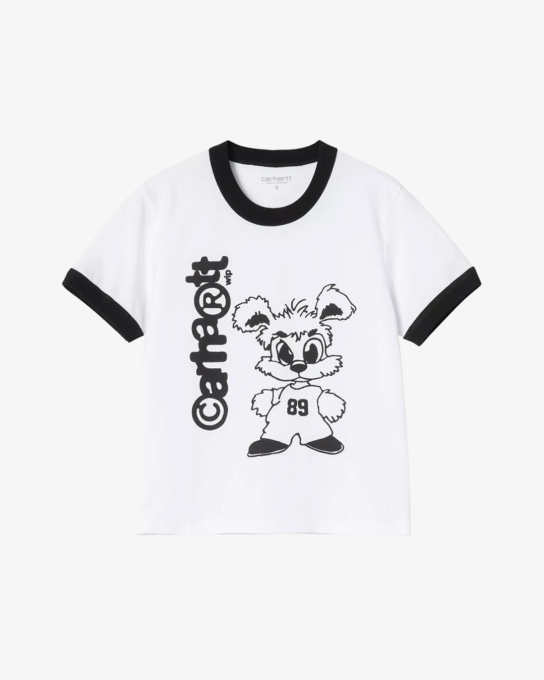 Carhartt WIP W' S/S IP Ringer T-Shirt White/Black Carhartt WIP W' S/S IP Ringer T-Shirt White/Black