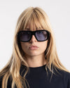 Flatlist Ford Solid Black/Solid Blue Lens