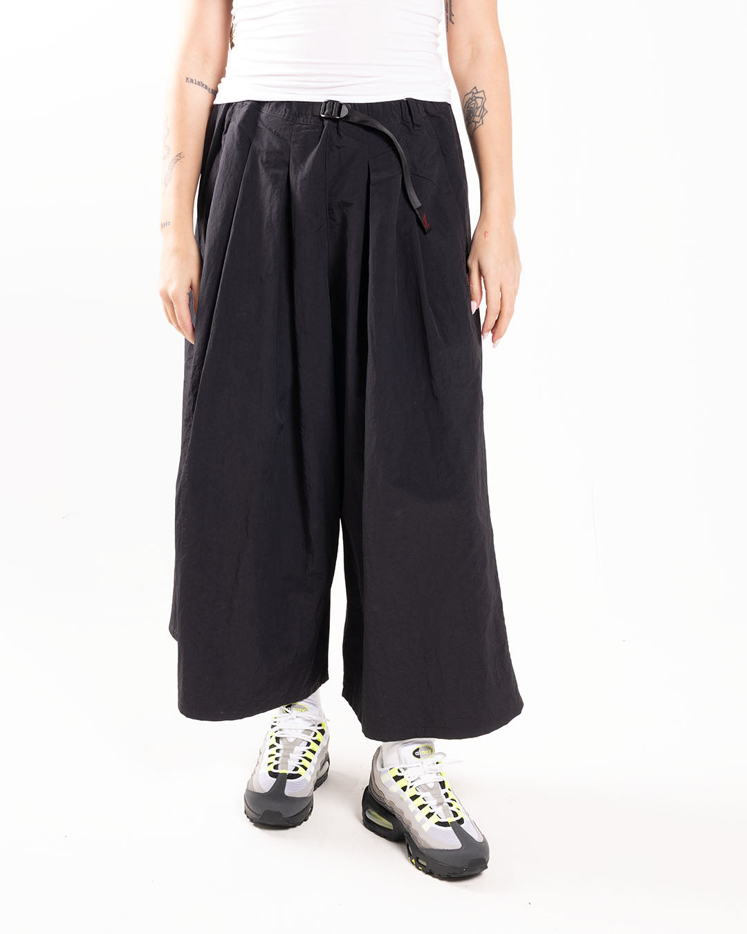 Gramicci Nylon Flare Pant Black Gramicci Nylon Flare Pant Black