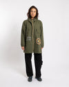 Human Made Reversible Hooded Coat Olive Drab
