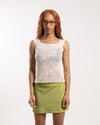 Kijun Plum Sheer Knit Top Ivory