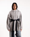 MM6 Maison Margiela Hoodie Midi Dress Grey