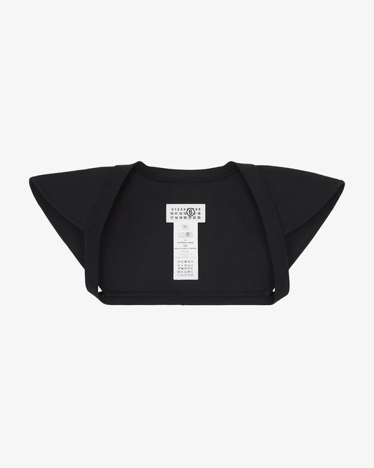 MM6 Maison Margiela Lycra Jersey Bolero Black