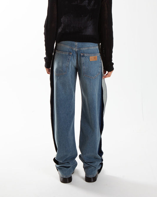 MM6 Maison Margiela Straight Leg Jeans Blue