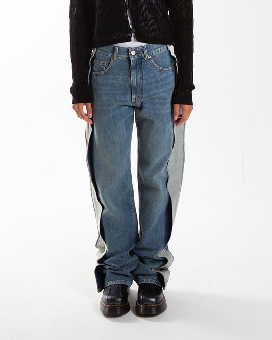 MM6 Maison Margiela Straight Leg Jeans Blue