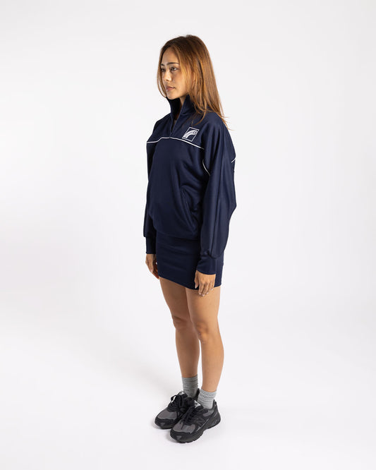 MM6 Maison Margiela Zipped Mini Dress Navy