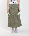 Nike Sportswear Detachable Shox Long Skirt Silver Sage/White
