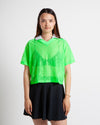 Nike Sportswear Lace Polo Jersey Top Green Strike