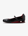 Nike x LABELHOOD Shox Z Calistra Black/University Red, side view