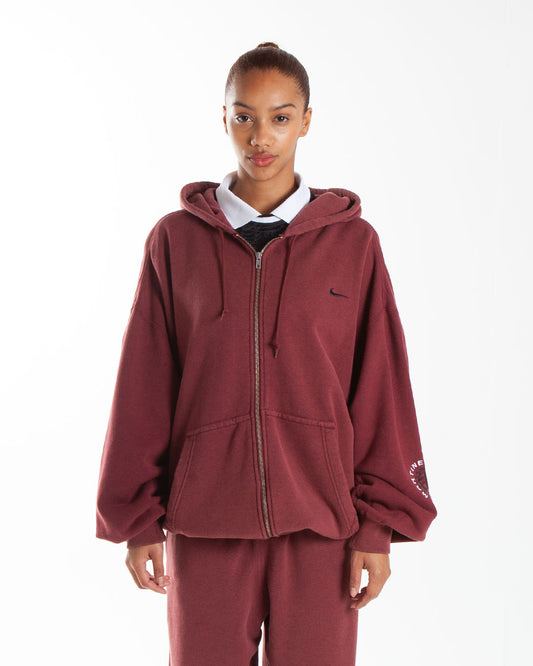 Nike x Martine Rose Zip-Up Hoodie Team Crimson/HTR