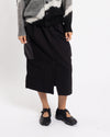 Nomarhythm Textile Long Work Skirt Black