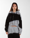Nomarhythm Textile Hand Dye Twist Parka Gray/Black