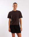 Carhartt WIP W' S/S Lambert T-Shirt Tobacco Moon Wash