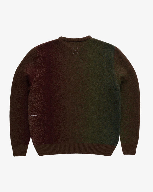 Pop Trading Comapny Mohair Striped Knitted Sweater Multicolor