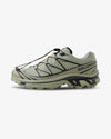 Salomon XT-6 GTX Tea/Tea/Peat, gore-tex, green sneaker, side view