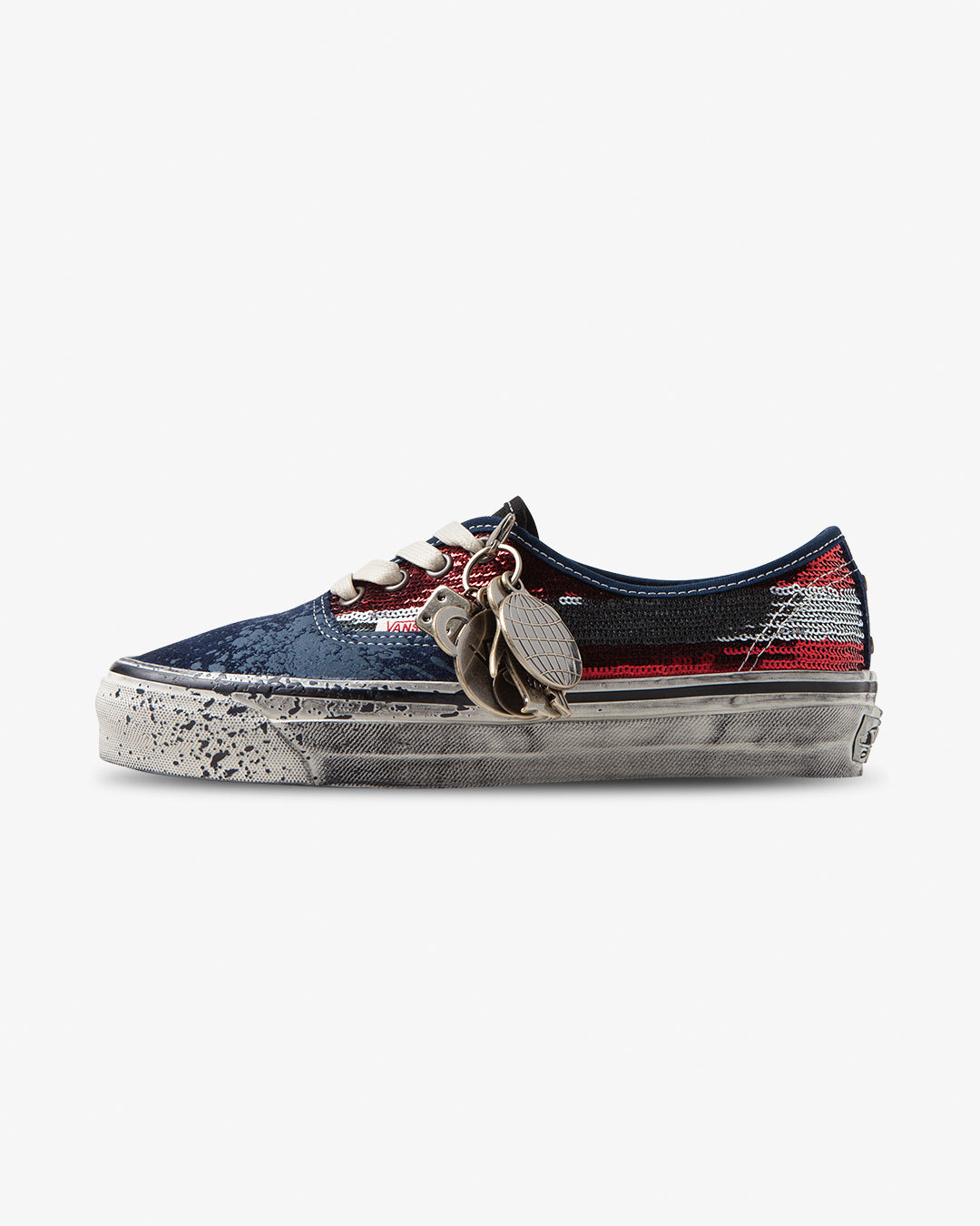 Vans Premium Authentic Red/Blue - Charms Pack Vans Premium Authentic Red/Blue - Charms Pack