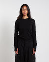 Y-3 Cnch Drape LS Tee Black