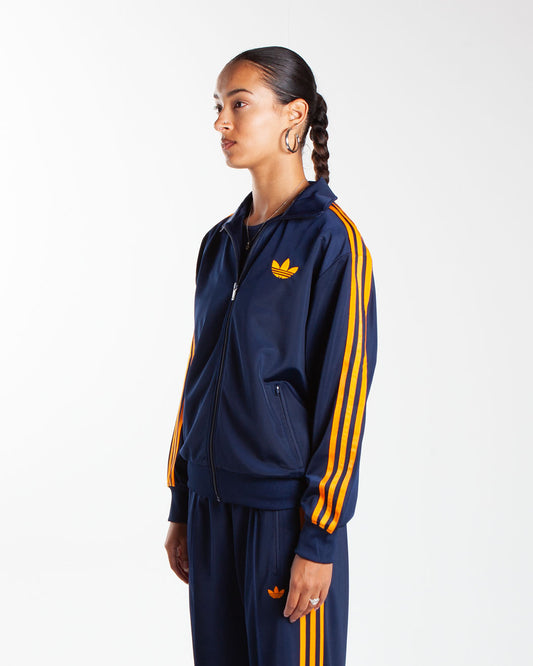 adidas Firebird Loose Track Jacket Night Indigo/Crew Orange