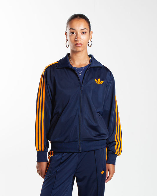 adidas Firebird Loose Track Jacket Night Indigo/Crew Orange