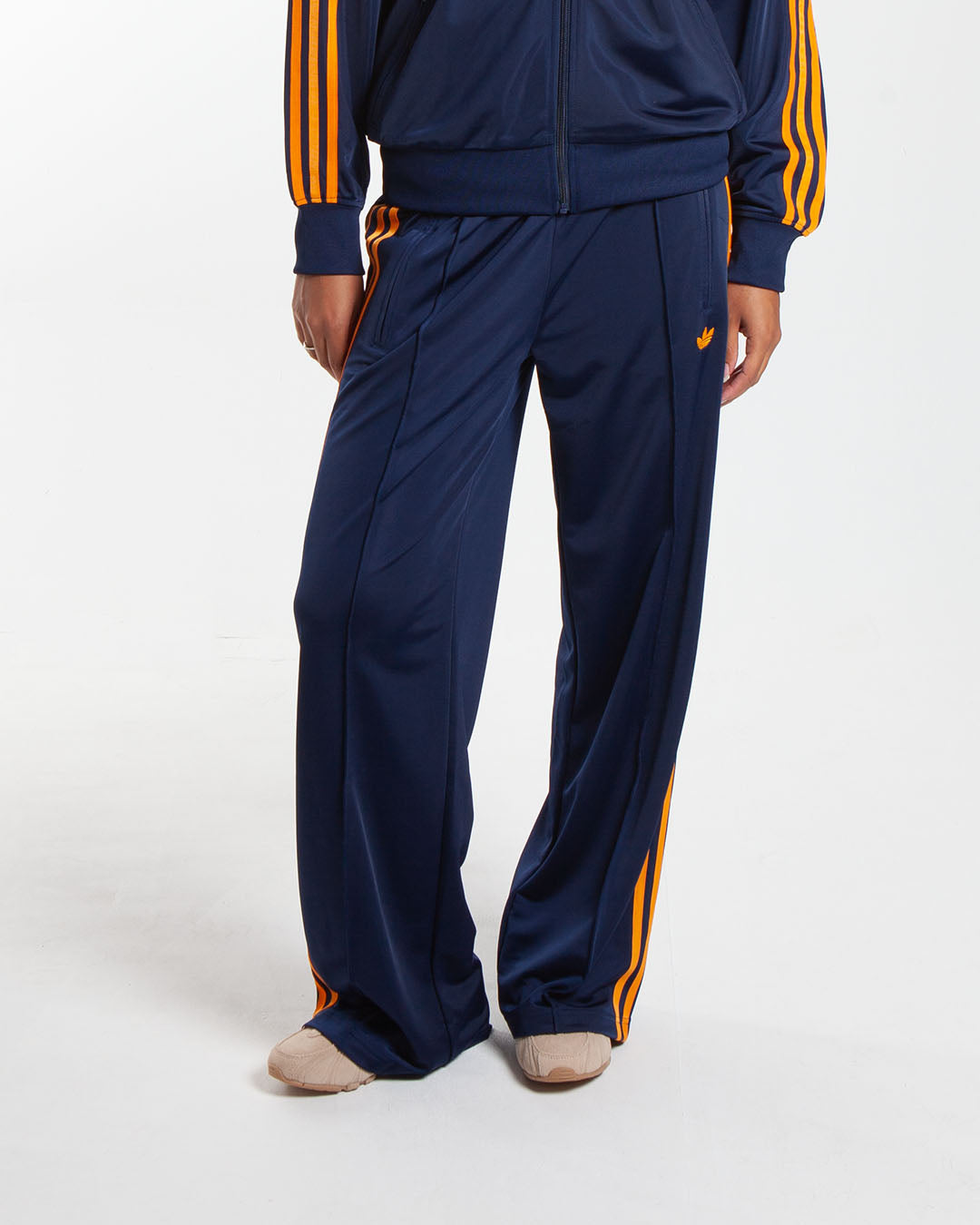 adidas Firebird Loose Track Pants Night Indigo/Crew Orange adidas Firebird Loose Track Pants Night Indigo/Crew Orange