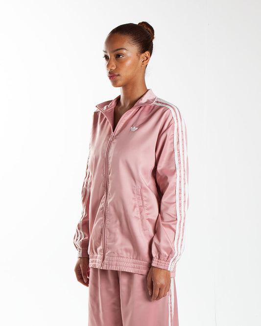 adidas Originals Satin Firebird Track Jacket Wonder Mauve