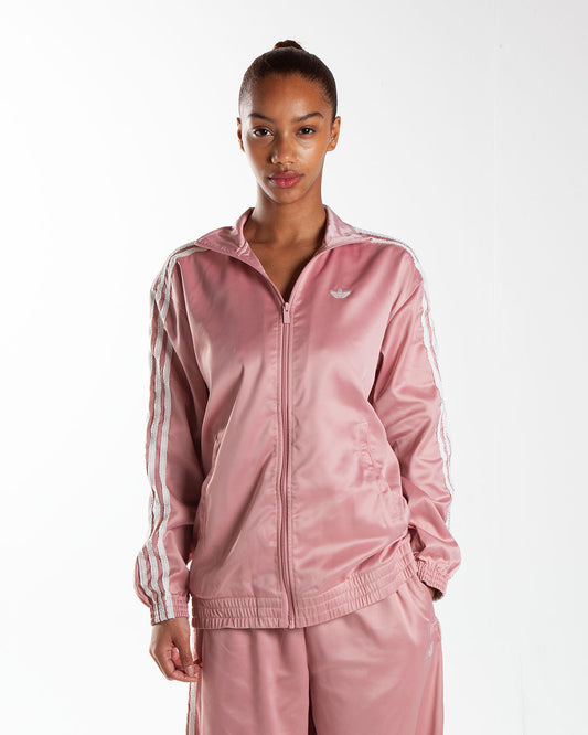 adidas Originals Satin Firebird Track Jacket Wonder Mauve