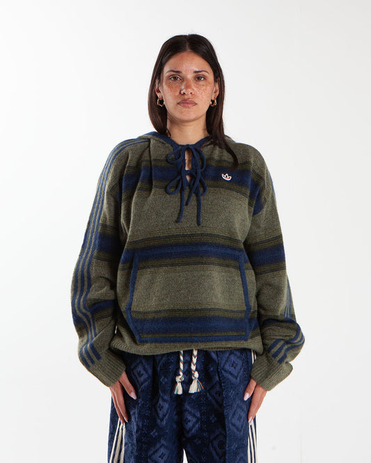 adidas x CLOT Baja Hoodie Green/Tech Indigo