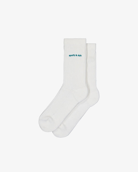 adidas x Sporty & Rich Socks White