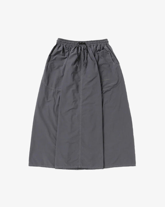 and wander CORDURA Cotton Rip Skirt Gray