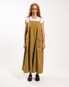 and wander Oversized Cargo Dress Yellow Olive