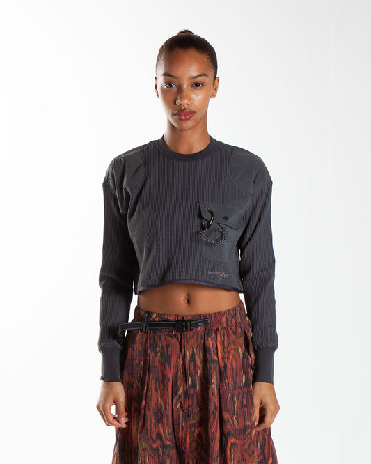 and wander PE Waffle Short Length T Gray