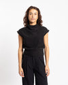 and wander PE Warm Pile Vest Black