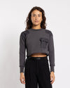 and wander PE waffle short length T-Shirt Grey