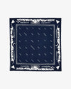 and wander Reflective Words Bandana Navy