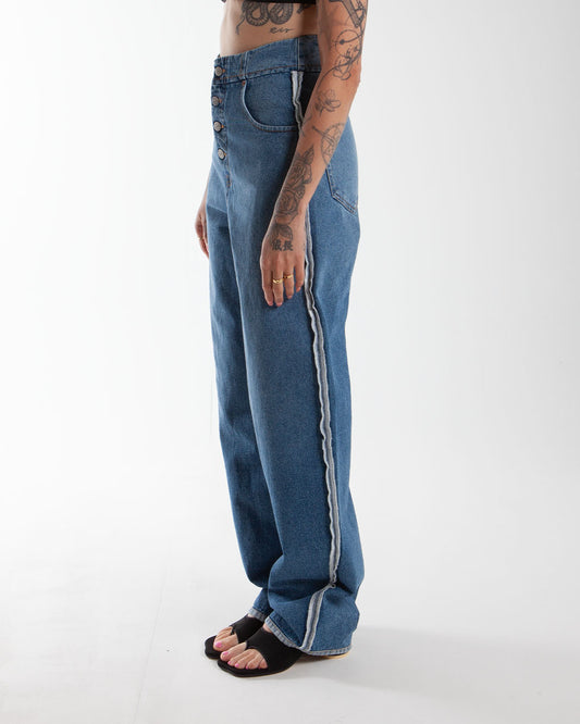 MM6 Maison Margiela 5 Pocket Pants Blue