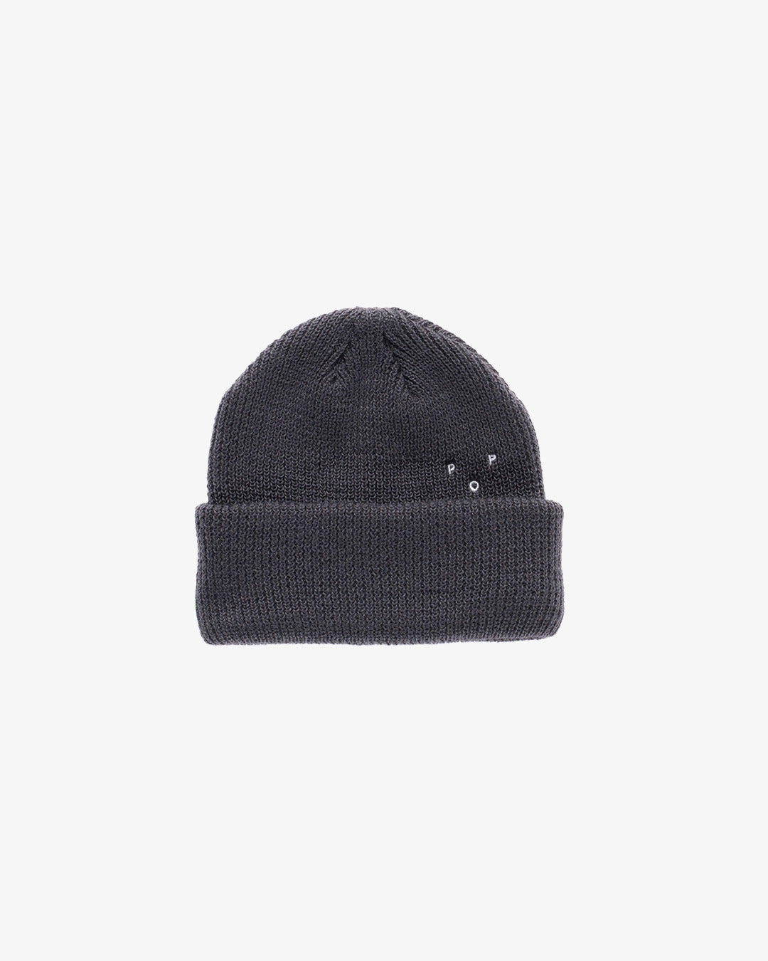 Pop Trading Company Basic Beanie Charcoal Pop Trading Company Basic Beanie Charcoal