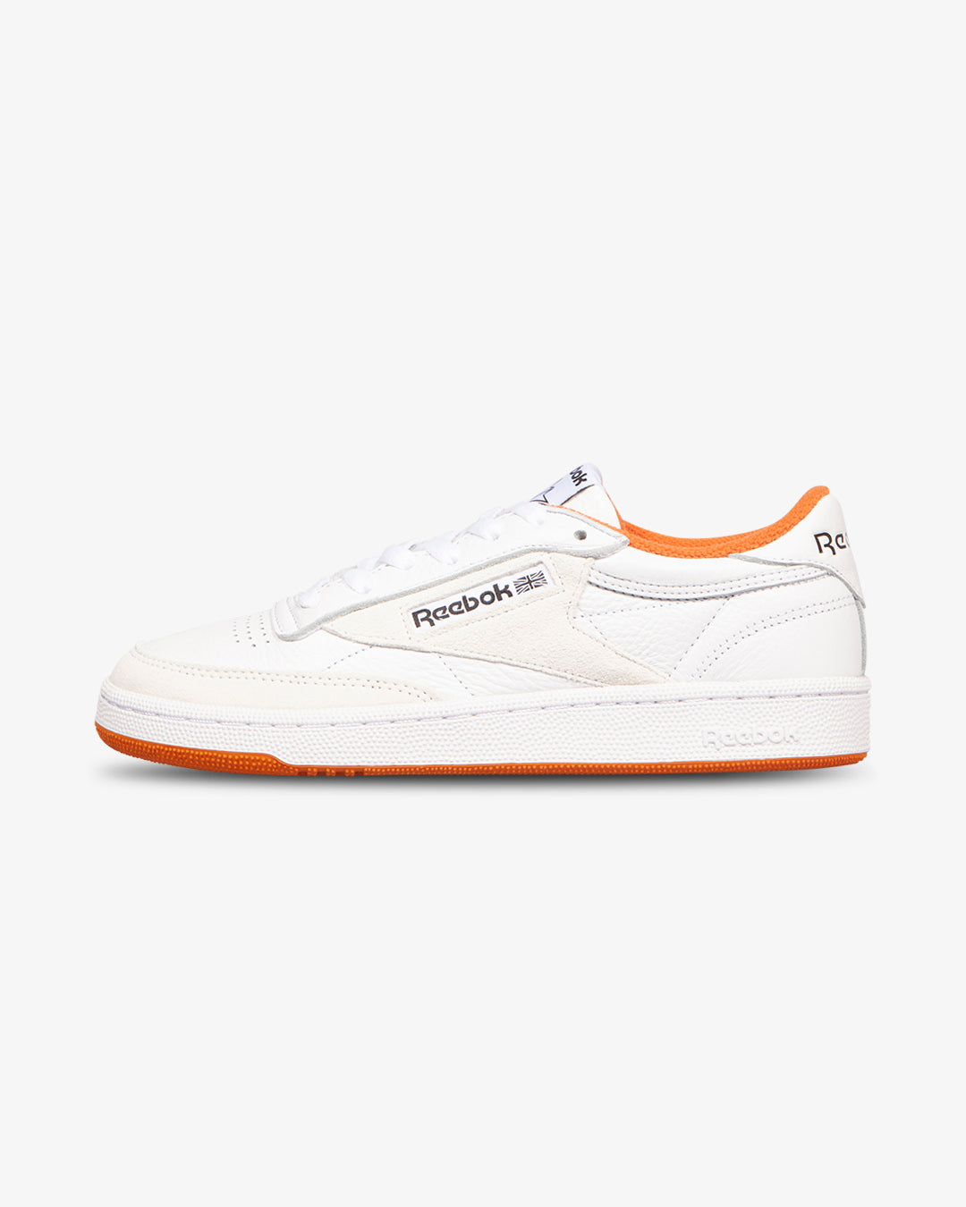Reebok club c 85 chalk hotsell & sunbaked orange