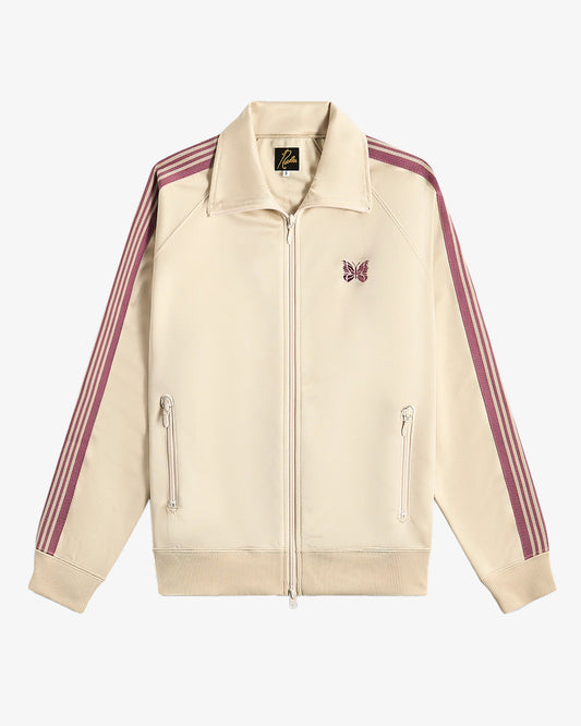 Needles Track Jacket - Poly Smooth Ivory