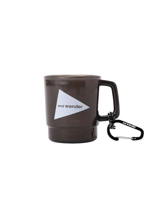 and wander Logo PP Mug Black