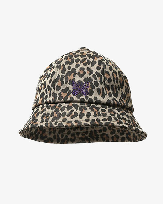 Needles Bermuda Hat Poly Jacquard Leopard