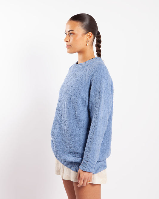 Holzweiler Bud Knit Sweater Light Blue