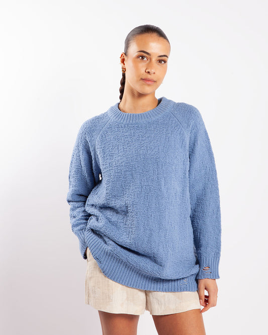 Holzweiler Bud Knit Sweater Light Blue
