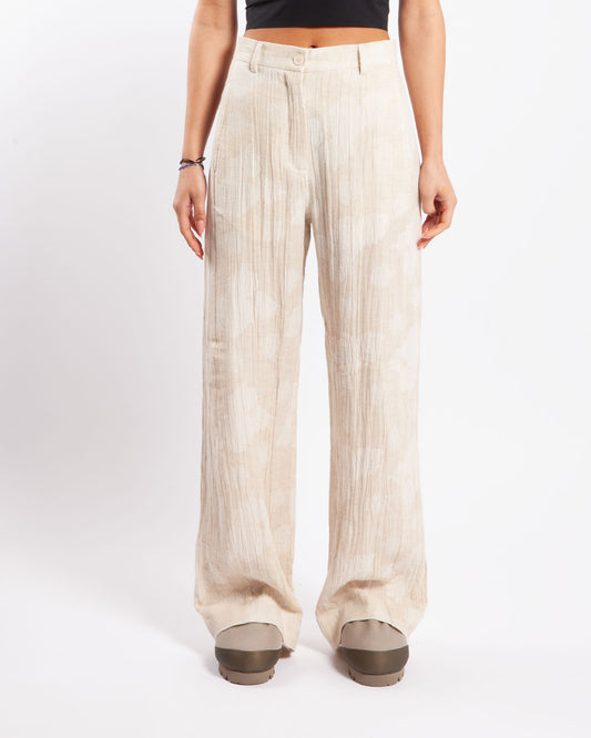 Holzweiler Vidda Jacquard Trousers Ecru