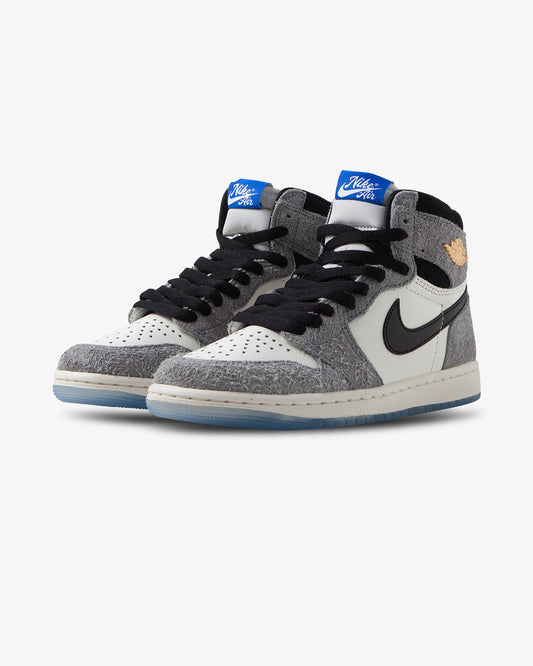Air Jordan 1 Retro High OG All-Star sneakers, grijs, wit en blauw, voorkant