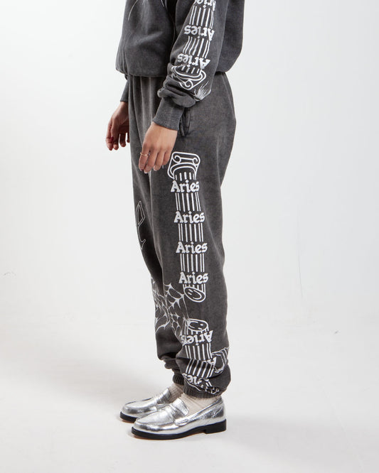Aries Arise Aged Overlord Sweatpant Black