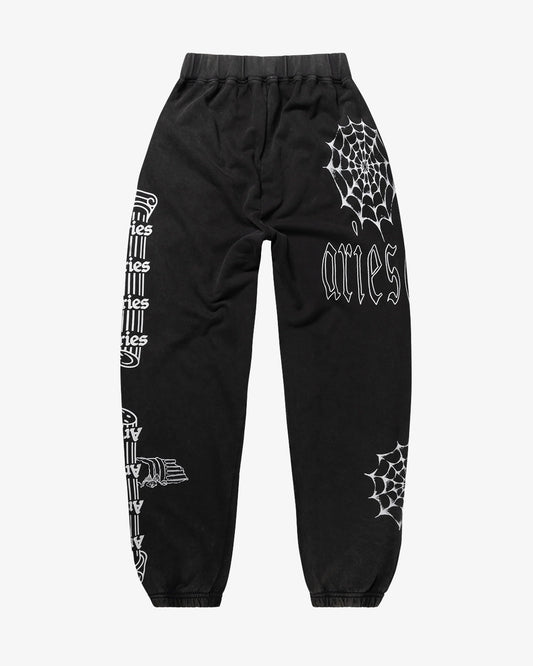 Aries Arise Aged Overlord Sweatpant Black