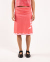 Aries Arise Gothic Lace Airtex Midi Skirt Hot Pink